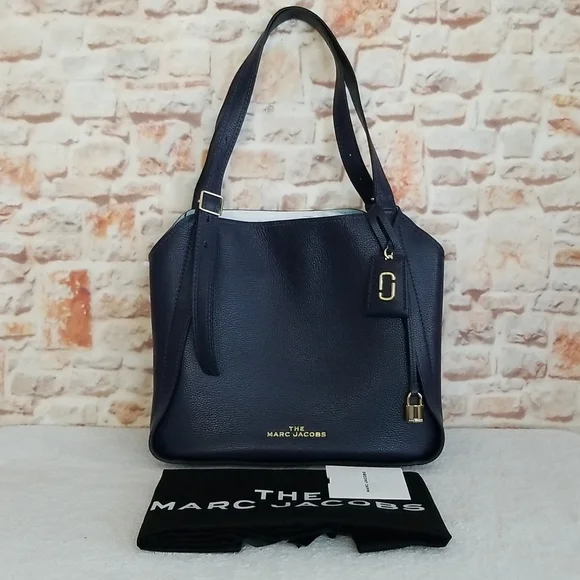 marc jacobs the director ブラウンレザートートバッグ MARC JACOBS（マークジェイコブス）の「THE DIRECTOR TOTE BAG
